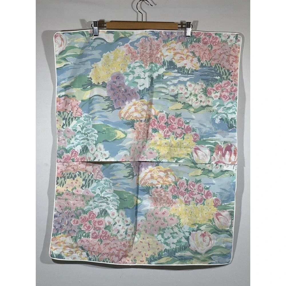 Claude Monet Giverny Floral Pillowcase Set Cottagecore Garden Impressionist